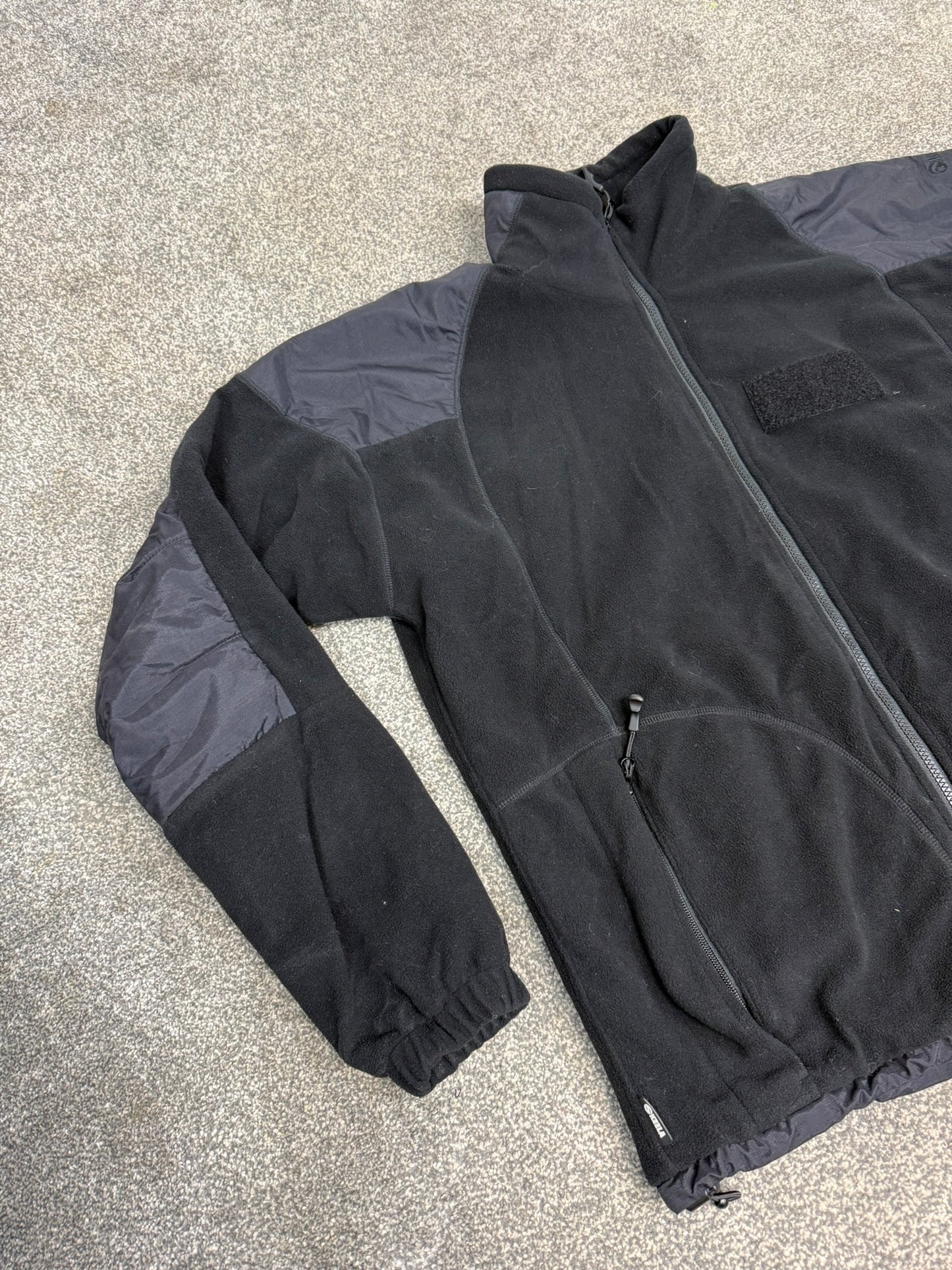 Keela Genesis Black Fleece Waterproof Windproof Jacket Ex Police Security - LARGE