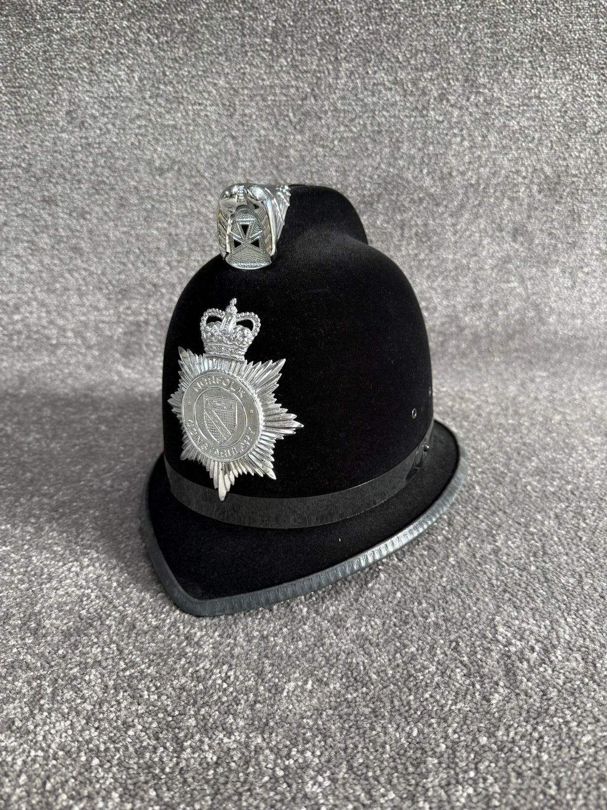 Ex Norfolk Constabulary Coxcomb Police Bobby Helmet 58cm Collector Display