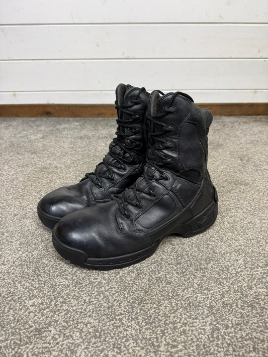 Magnum Stealth Force 8.0 Combat Boots Black Leather Waterproof UK 10 Ex Police Security