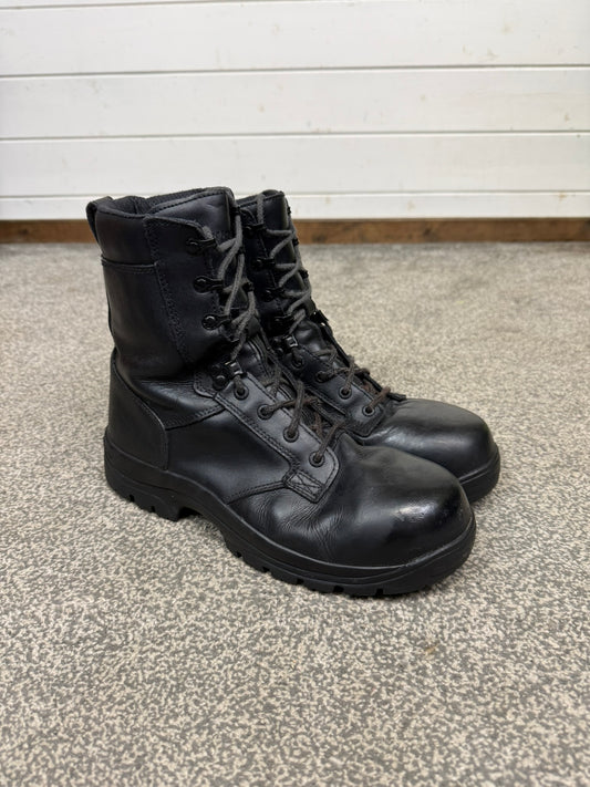 Ex Police Magnum Elite Shield Combat Boots Black Leather UK 8.5 Security