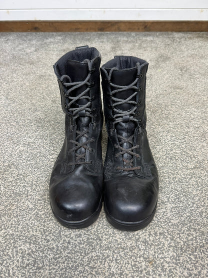 Ex Police Magnum Elite Shield Combat Boots Black Leather UK 8.5 Security