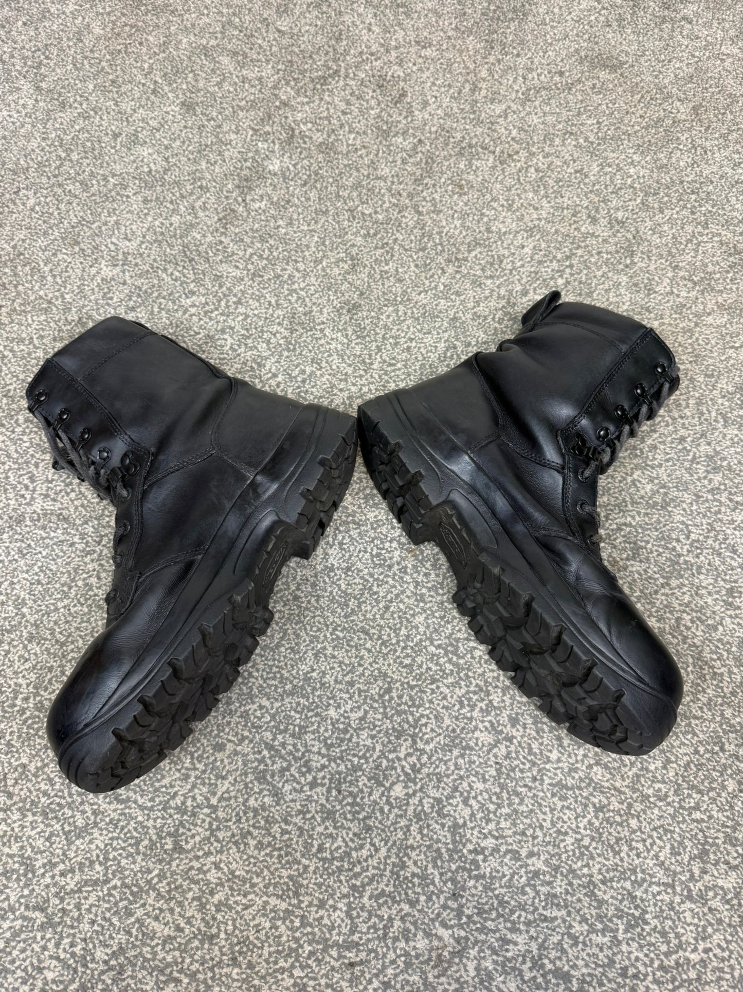 Ex Police Magnum Elite Shield Combat Boots Black Leather UK 8.5 Security