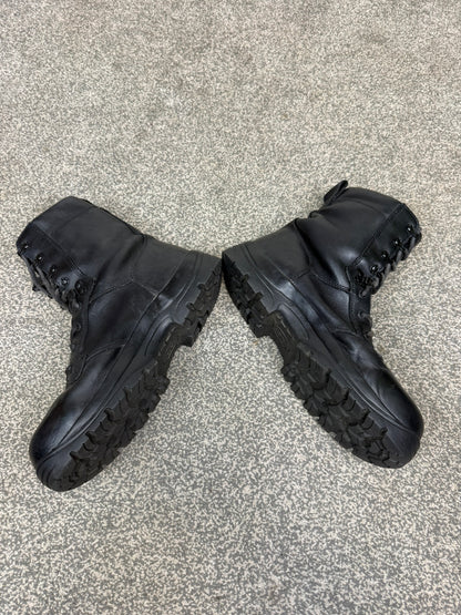 Ex Police Magnum Elite Shield Combat Boots Black Leather UK 8.5 Security