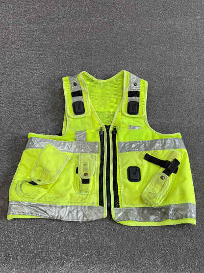 Ex Police Hi Vis Utility Tac Vest XL Security Patrol Equipment Vest Marshall