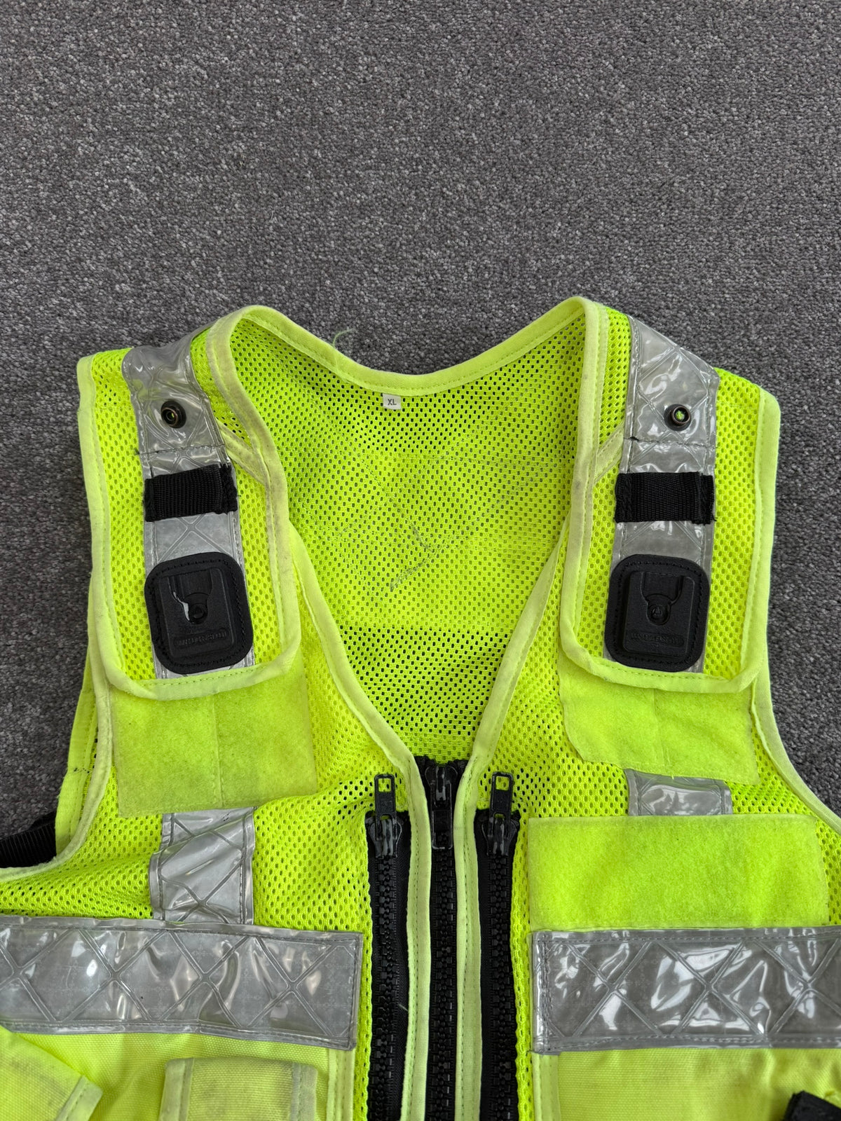 Ex Police Hi Vis Utility Tac Vest XL Security Patrol Equipment Vest Marshall