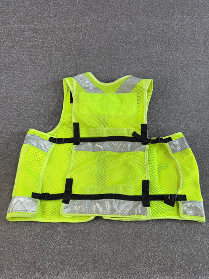 Ex Police Hi Vis Utility Tac Vest XL Security Patrol Equipment Vest Marshall