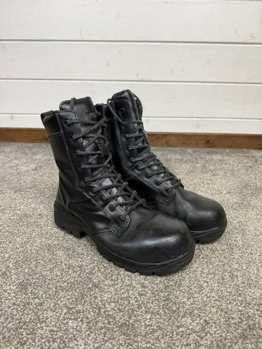 Ex Police Magnum Elite Shield Met Safety Boots Black Leather UK 6 Security Work