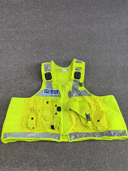 Ex Police PWL Hi-Vis Utility Taser Tac Vest BADGED XXXL Film TV Collector Display