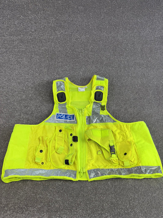 Ex Police PWL Hi-Vis Utility Taser Tac Vest BADGED XXXL Film TV Collector Display