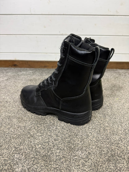 Ex Police Magnum Elite Shield Met Safety Boots Black Leather UK 6 Security Work