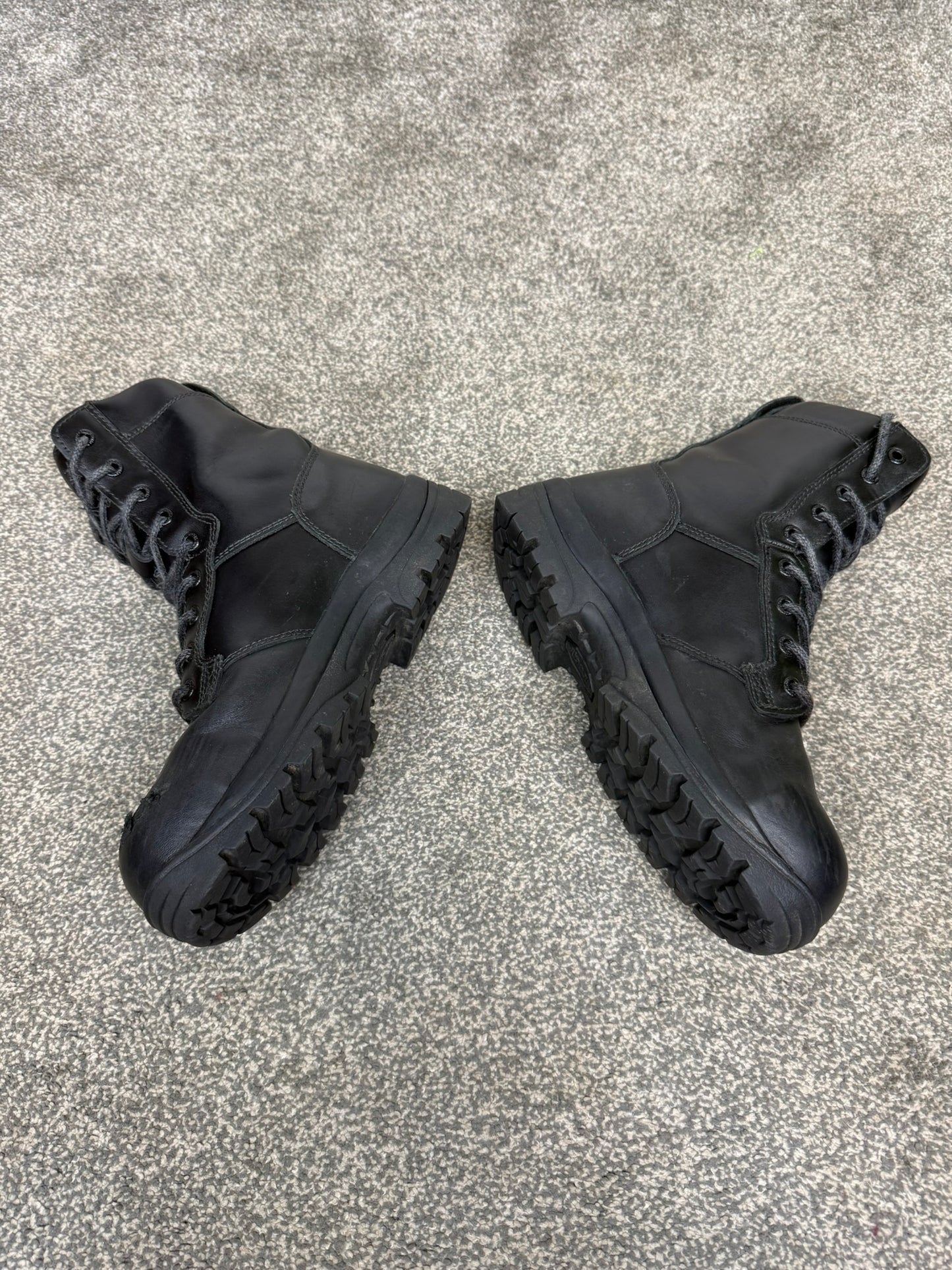 Ex Police Magnum Elite Shield Met Safety Boots Black Leather UK 6 Security Work
