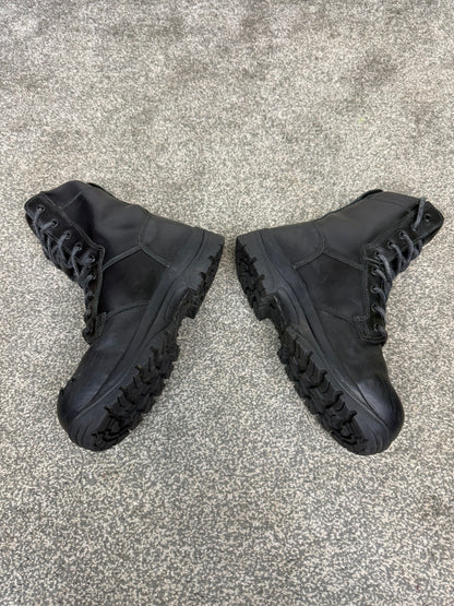 Ex Police Magnum Elite Shield Met Safety Boots Black Leather UK 6 Security Work