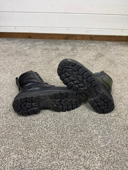 Ex Police Magnum Elite Shield Met Safety Boots Black Leather UK 6 Security Work