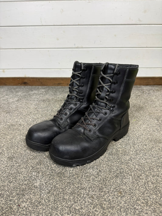 Ex Police Magnum Elite Shield Safety Boots Black Leather UK 8.5 Security Work
