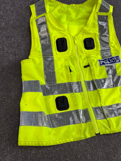 Ex Police Hi Vis Utility Patrol Klickfast Vest BADGED Large Collectors Display Film TV