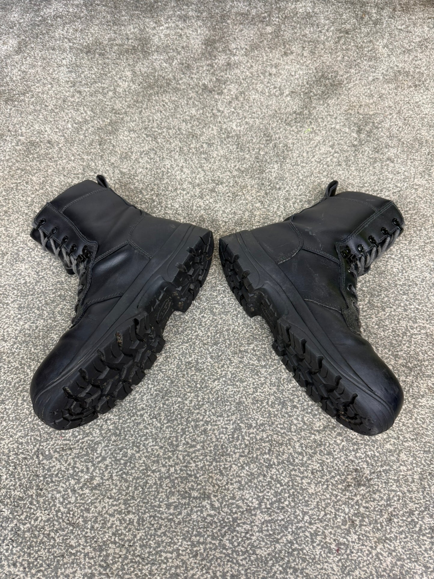 Ex Police Magnum Elite Shield Safety Boots Black Leather UK 8.5 Security Work