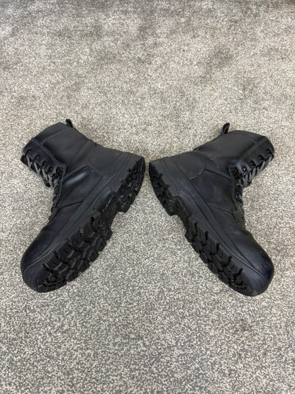 Ex Police Magnum Elite Shield Safety Boots Black Leather UK 8.5 Security Work