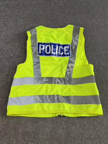 Ex Police Hi Vis Utility Patrol Klickfast Vest BADGED Large Collectors Display Film TV