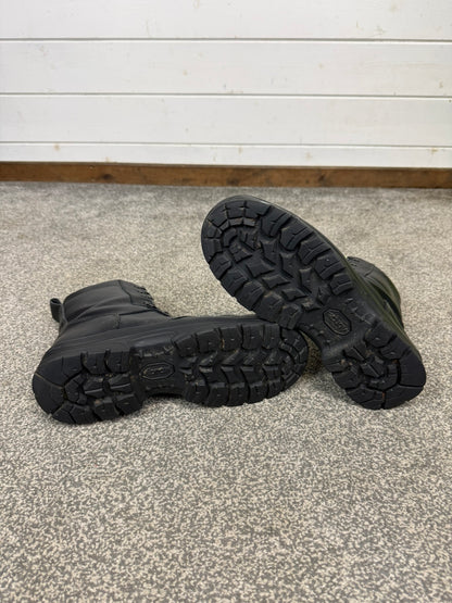 Ex Police Magnum Elite Shield Safety Boots Black Leather UK 8.5 Security Work