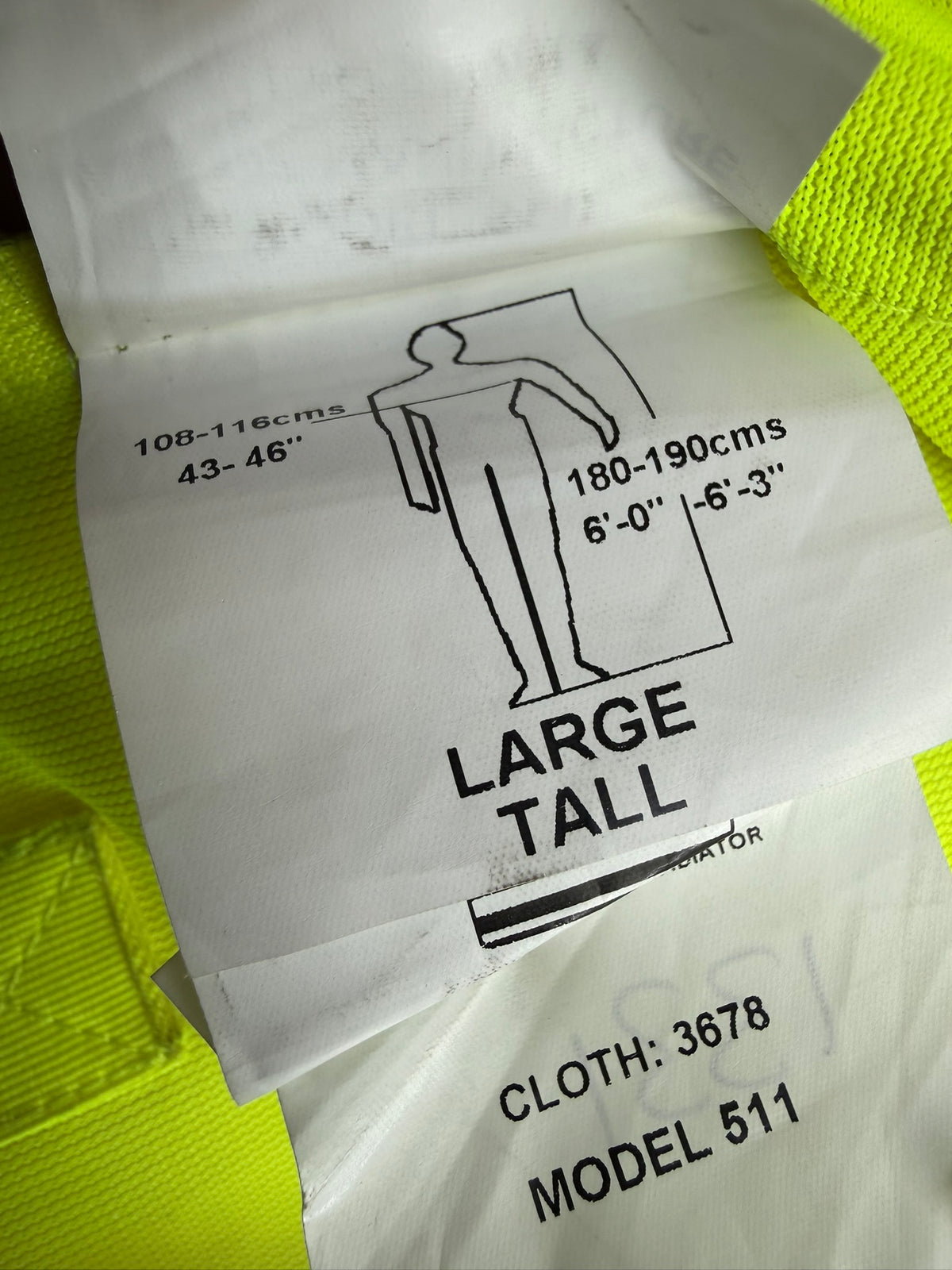 Ex Police Hi Vis Utility Patrol Klickfast Vest BADGED Large Collectors Display Film TV