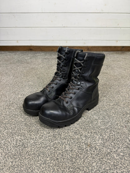 Ex Police Magnum Elite Shield Combat Boots Black Leather UK 6 Security