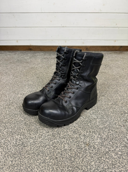 Ex Police Magnum Elite Shield Combat Boots Black Leather UK 6 Security