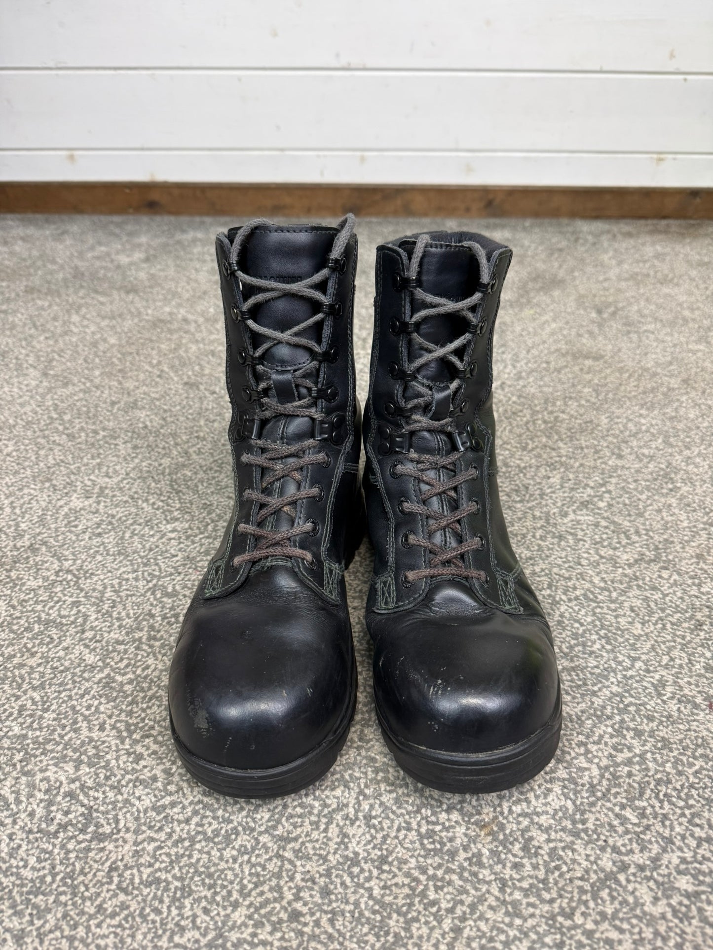 Ex Police Magnum Elite Shield Combat Boots Black Leather UK 6 Security