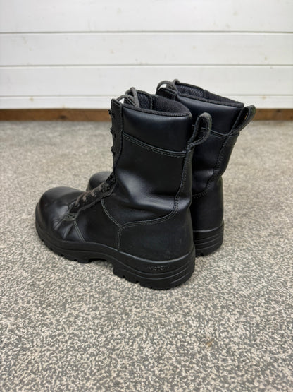 Ex Police Magnum Elite Shield Combat Boots Black Leather UK 6 Security