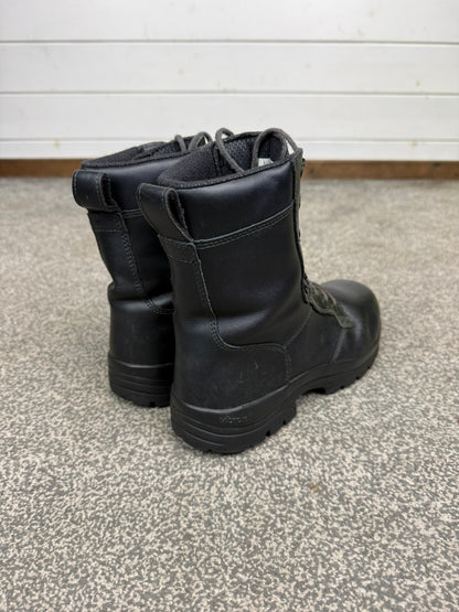 Ex Police Magnum Elite Shield Combat Boots Black Leather UK 6 Security