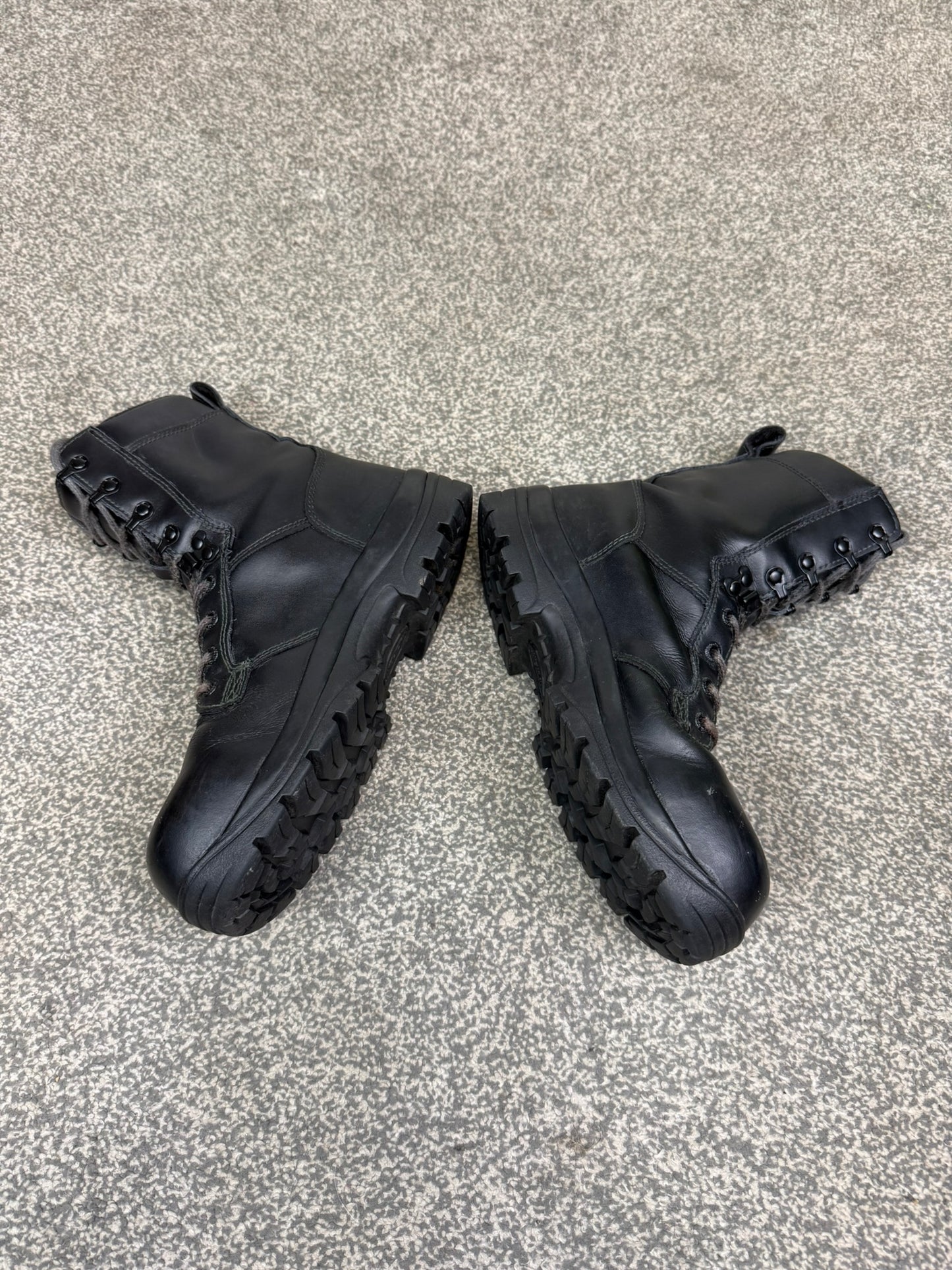 Ex Police Magnum Elite Shield Combat Boots Black Leather UK 6 Security