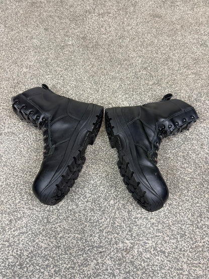 Ex Police Magnum Elite Shield Combat Boots Black Leather UK 6 Security