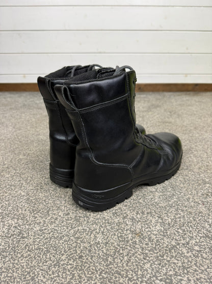 Ex Police Magnum Elite Shield Combat Boots Black Leather UK 11 Security Work