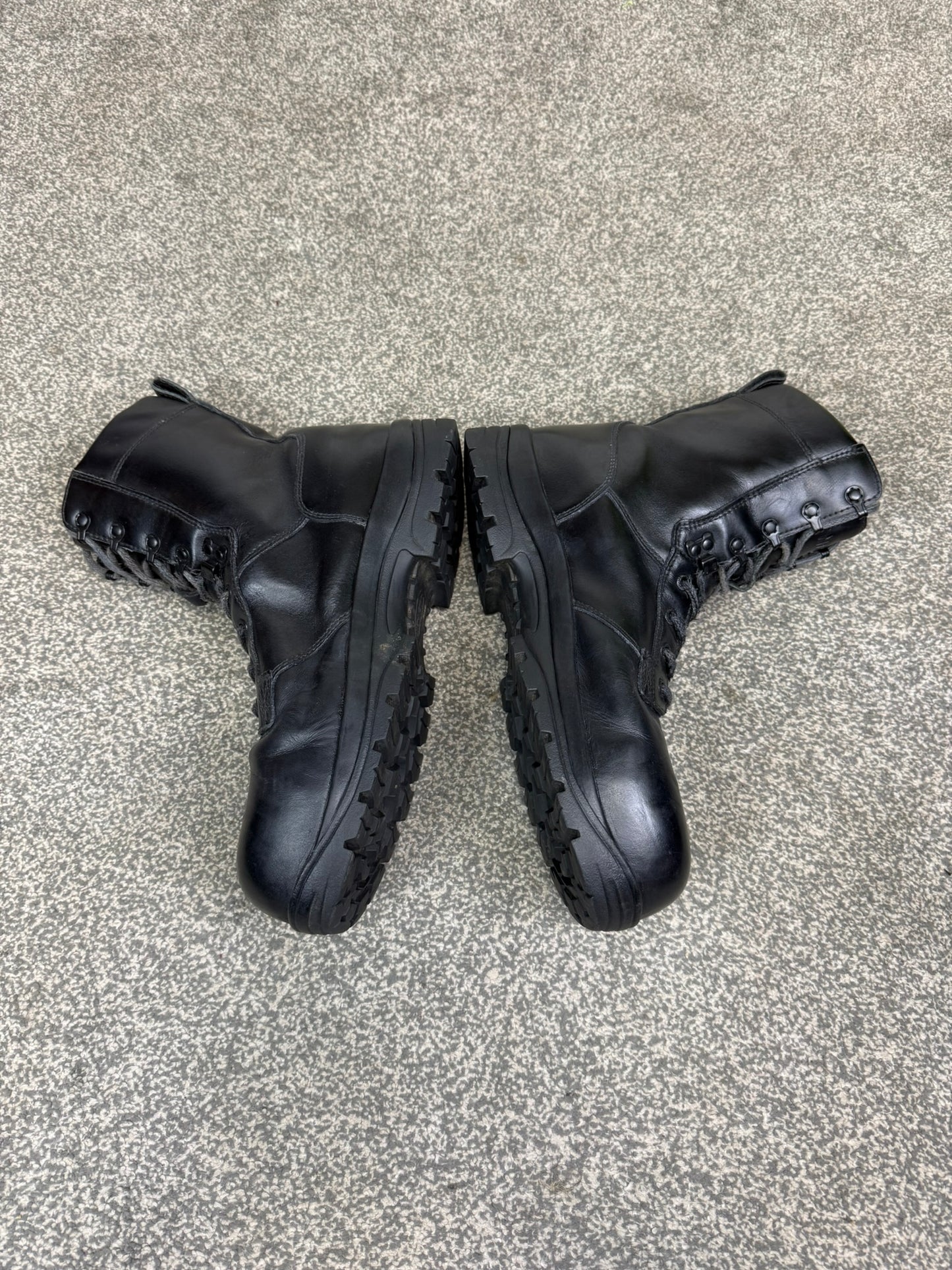 Ex Police Magnum Elite Shield Combat Boots Black Leather UK 11 Security Work