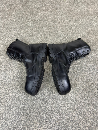 Ex Police Magnum Elite Shield Combat Boots Black Leather UK 11 Security Work
