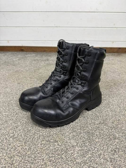 Ex Police Magnum Elite Shield Safety Boots Black Leather UK 8.5 Security Work