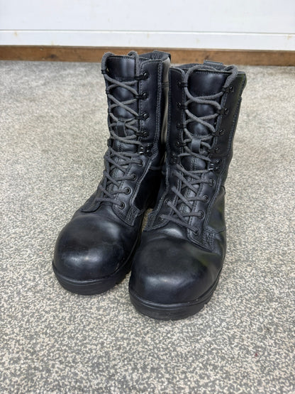 Ex Police Magnum Elite Shield Safety Boots Black Leather UK 8.5 Security Work
