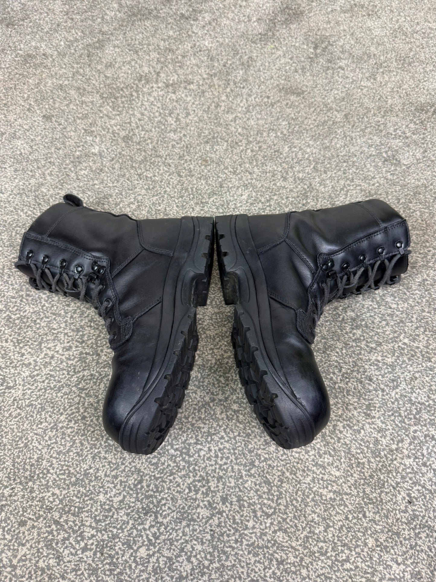 Ex Police Magnum Elite Shield Safety Boots Black Leather UK 8.5 Security Work