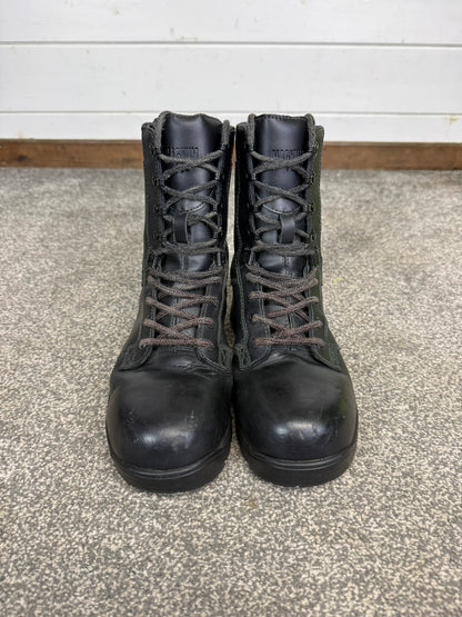 Ex Police Magnum Elite Shield Safety Boots Black Leather UK 5 Security Work