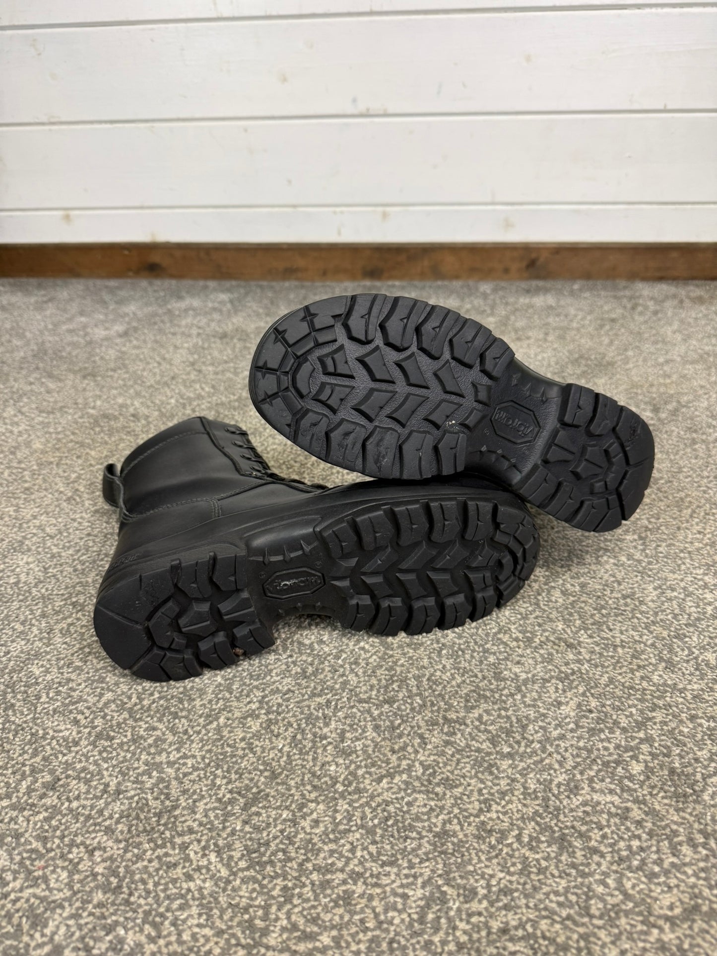 Ex Police Magnum Elite Shield Safety Boots Black Leather UK 5 Security Work