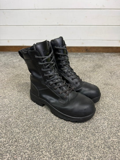 Ex Police Magnum Elite Shield Met Safety Boots Black Leather UK 5 Security Work