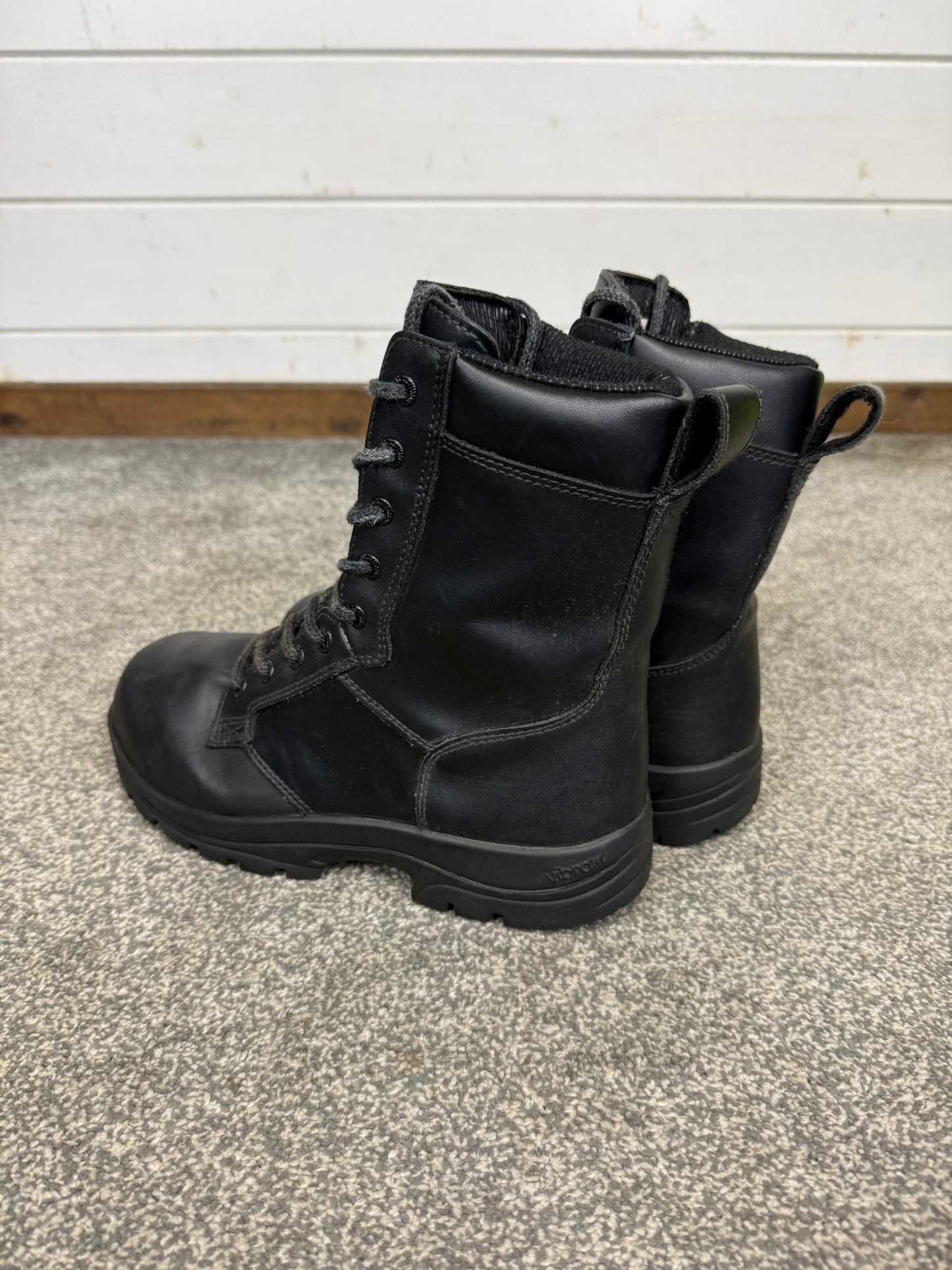 Ex Police Magnum Elite Shield Met Safety Boots Black Leather UK 5 Security Work
