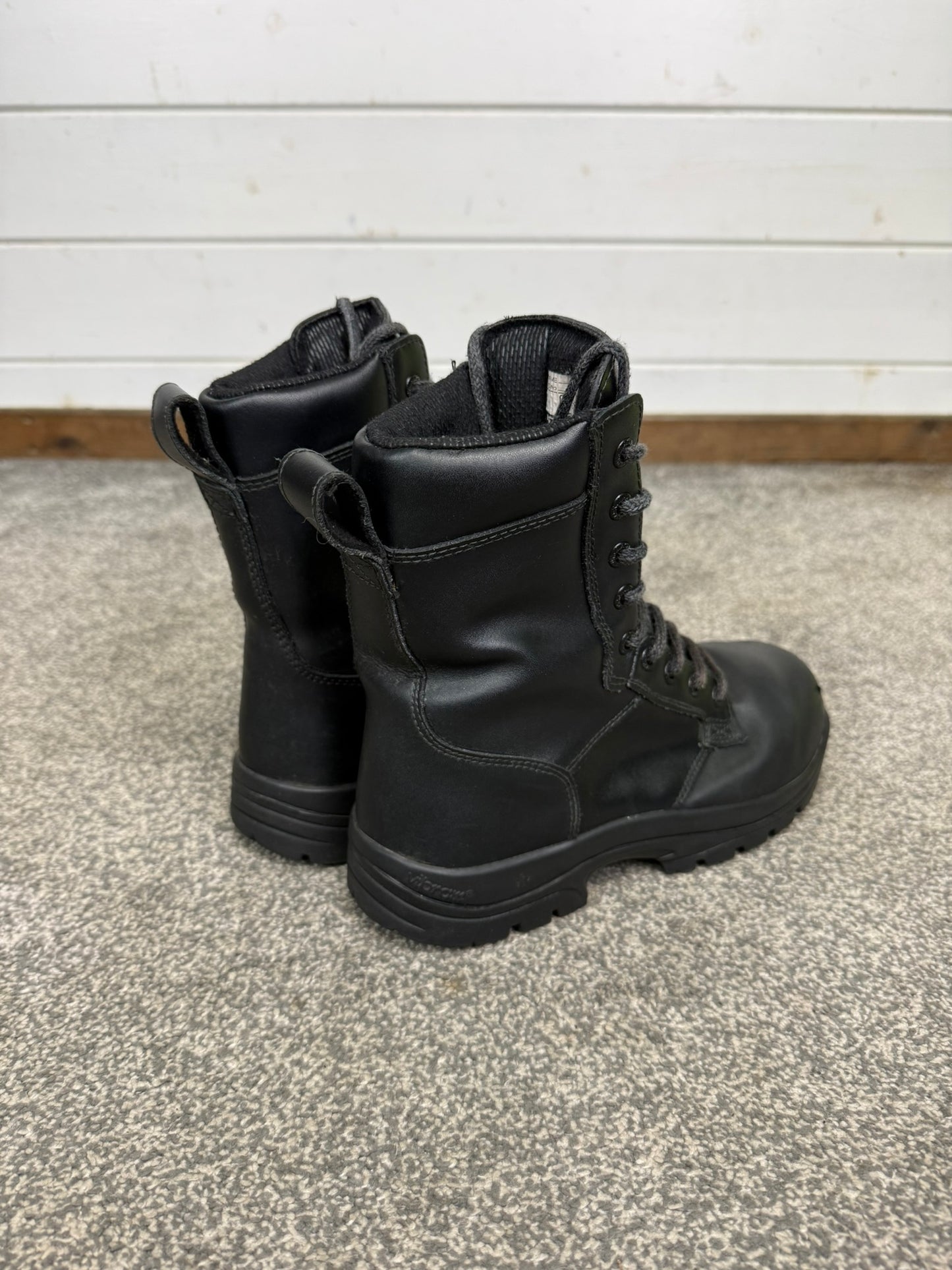 Ex Police Magnum Elite Shield Met Safety Boots Black Leather UK 5 Security Work