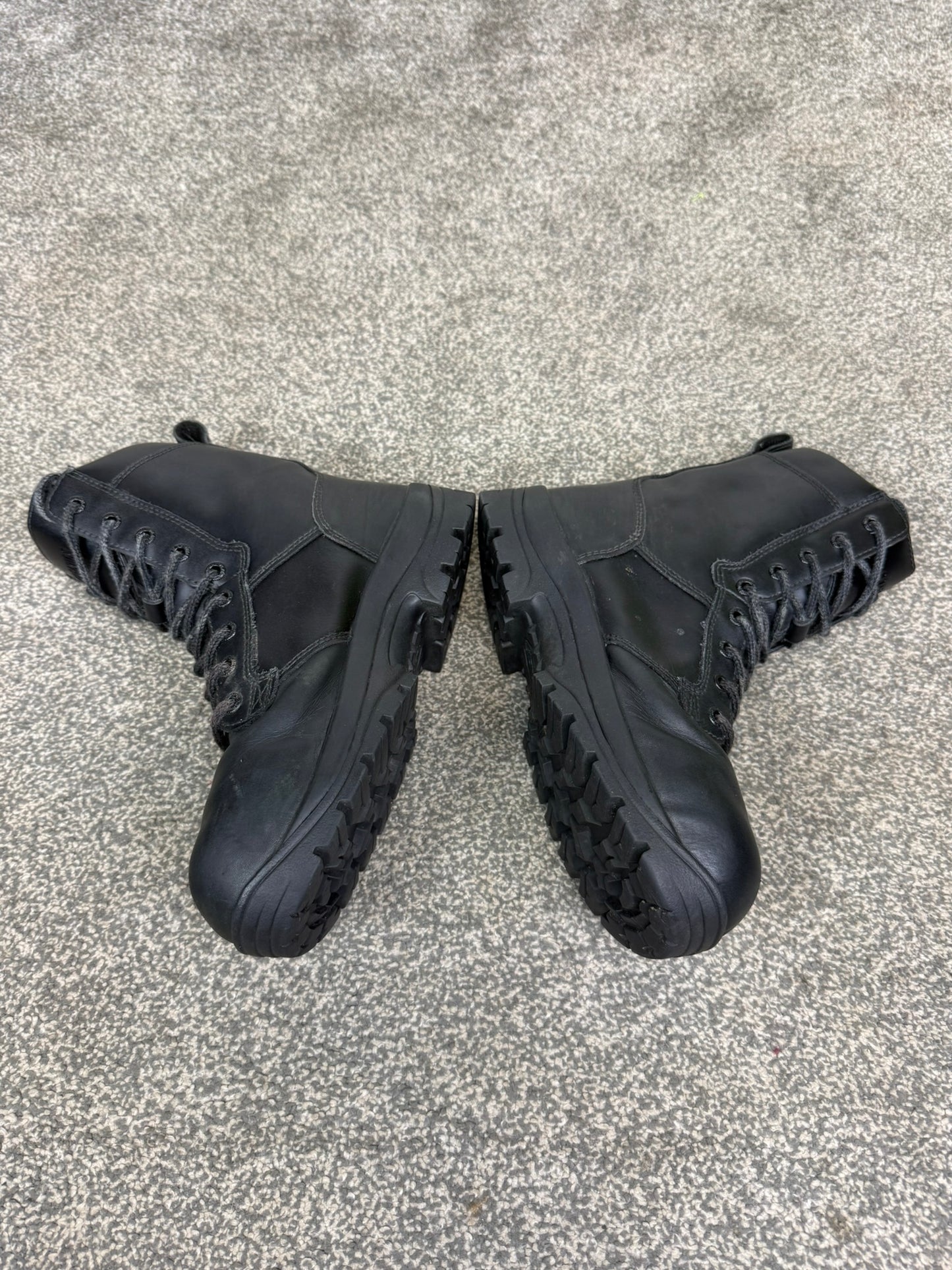 Ex Police Magnum Elite Shield Met Safety Boots Black Leather UK 5 Security Work