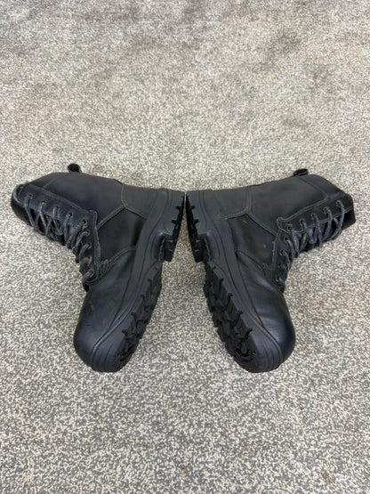 Ex Police Magnum Elite Shield Met Safety Boots Black Leather UK 5 Security Work