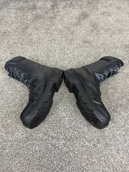 Ex Police Black Leather Boots Bata Industrials Safety Steel Toe UK 7