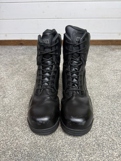 Ex Police Magnum Stealth Force 8.0 Combat Boots Black Leather UK 12 Security