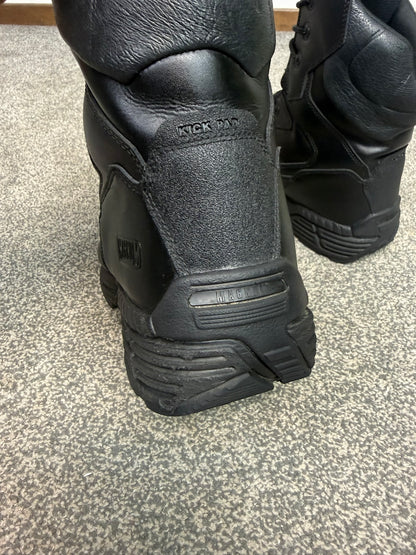 Ex Police Magnum Stealth Force 8.0 Combat Boots Black Leather UK 12 Security