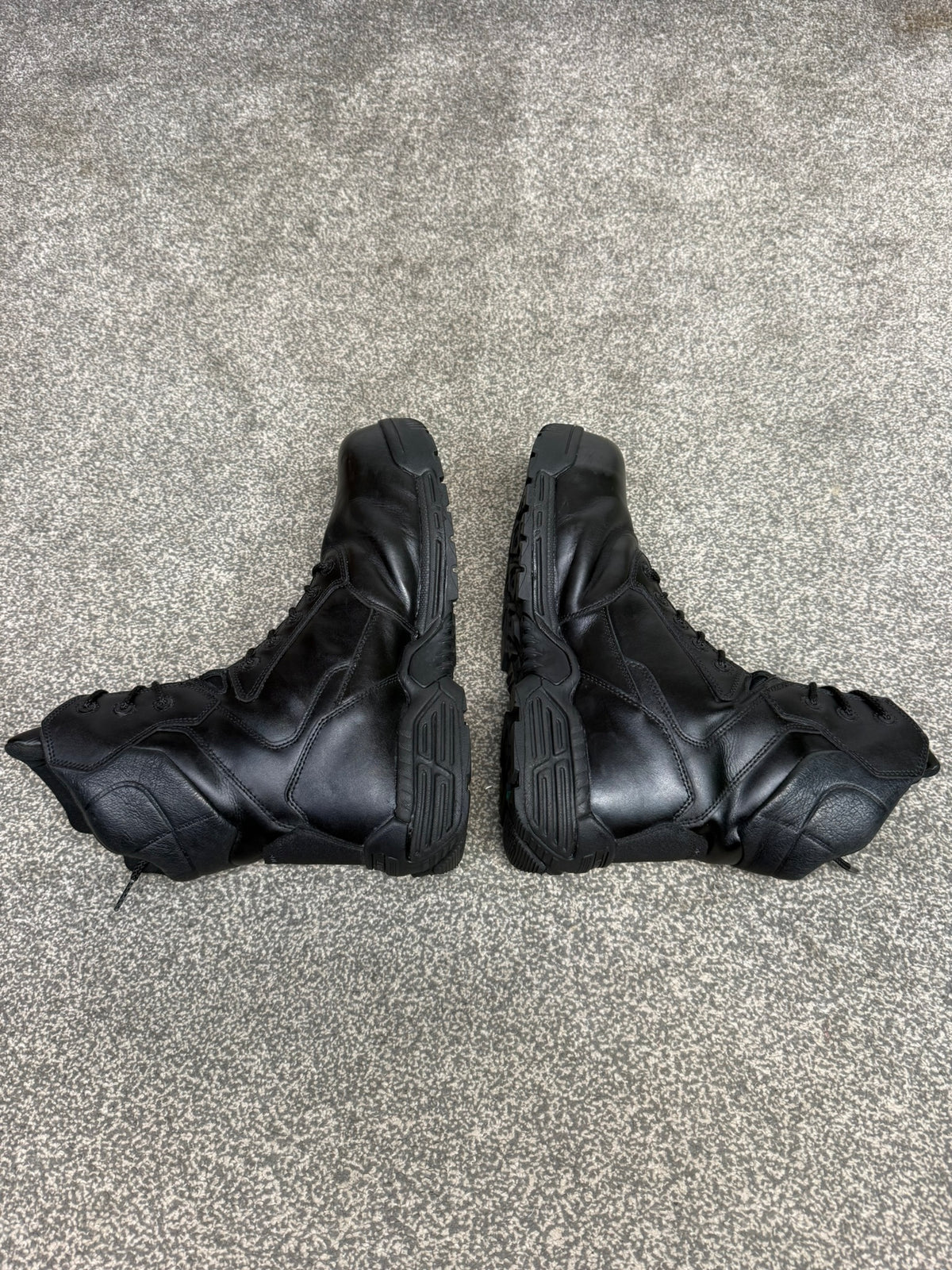 Ex Police Magnum Stealth Force 8.0 Combat Boots Black Leather UK 12 Security