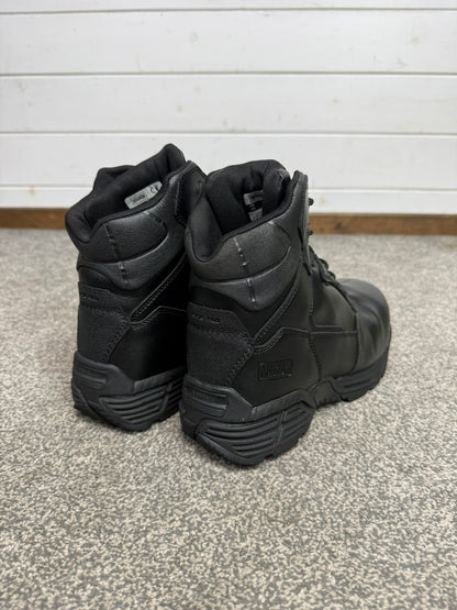 Ex Police Magnum Stealth Force 6.0 Combat Boots Black Leather UK 10 Security
