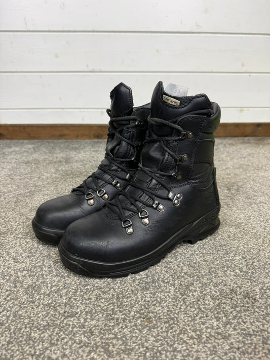 Altberg Peacekeeper P3 VS Black Leather Safety Combat Boots Size UK 5